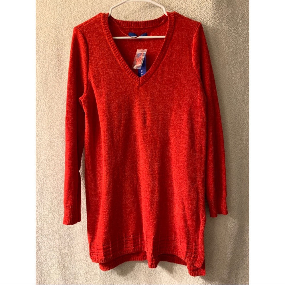 Red sweater/sweater dress